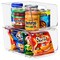 Sorbus Medium 2 Pack Stackable Storage Bins Open Front - Clear Pantry Bins for Storage and Organization